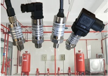 Building fire control pressure monitoring